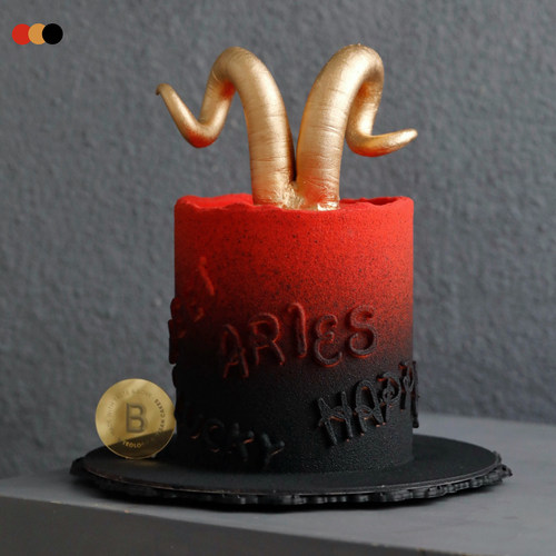 BITEOLOGY【ARIES】白羊座星座加高奶油生日蛋糕 北京上海同城