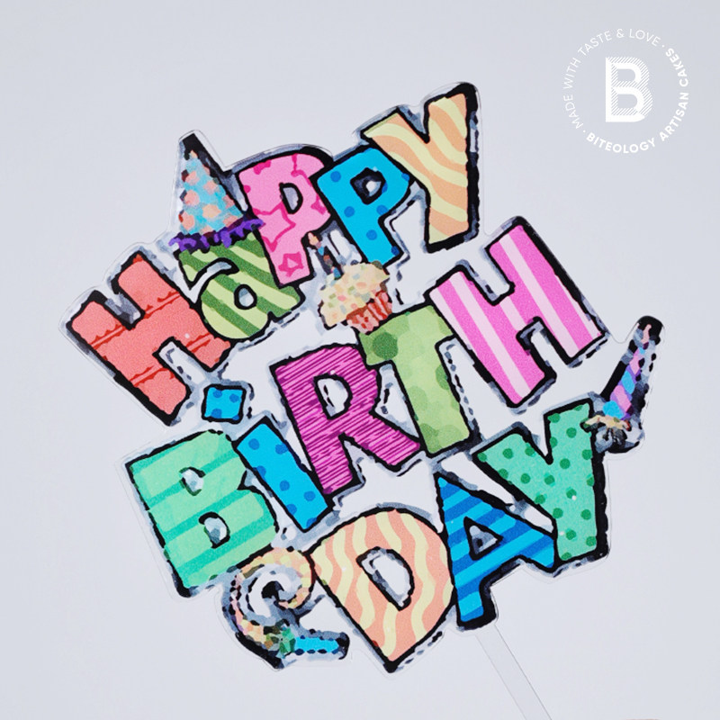 biteology多彩卡通亚克力插牌