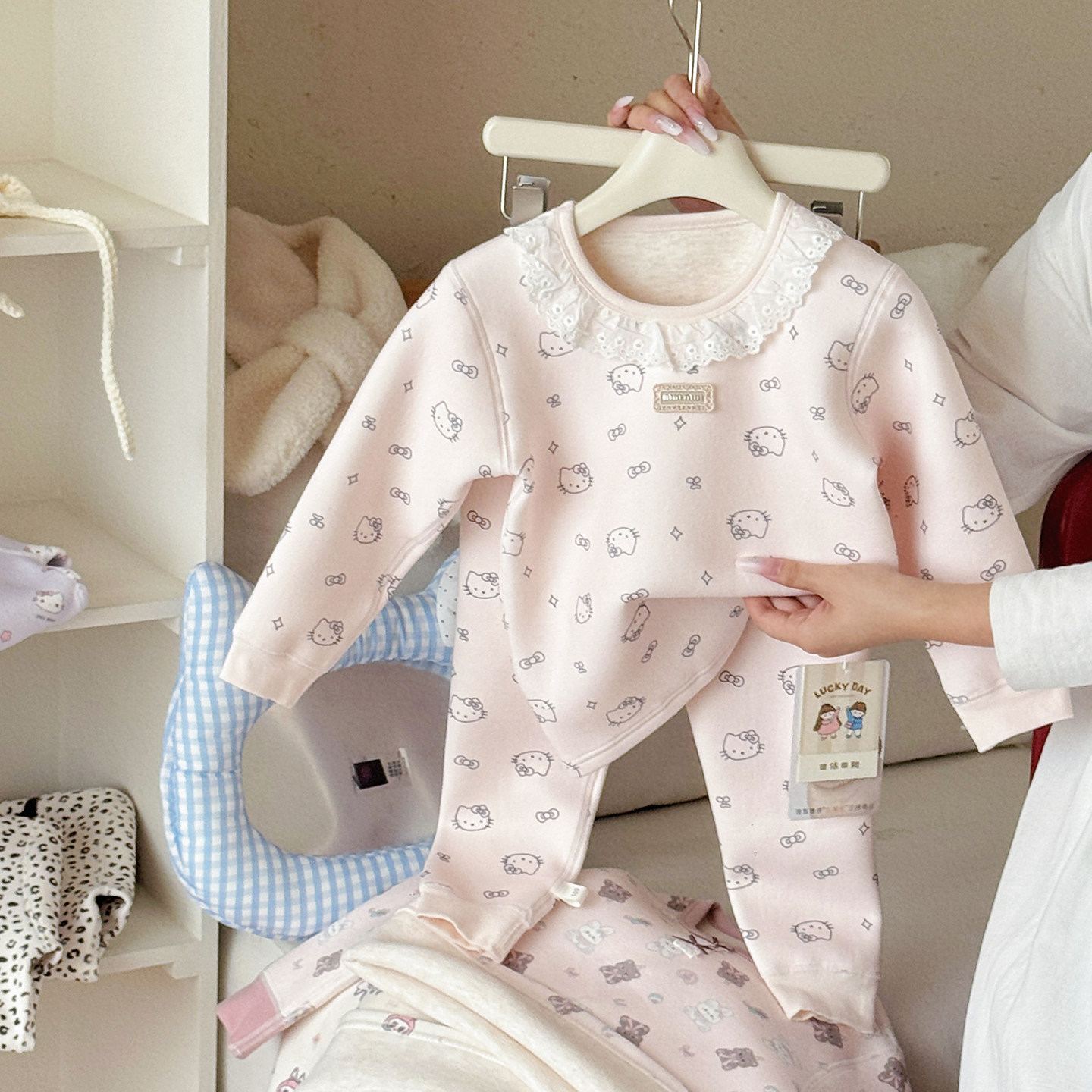 儿童保暖秋衣秋裤内衣羊毛蚕丝打底男女童加厚套装睡衣宝宝家居服,童装/婴儿装/亲子装,家居服套装,淘宝优惠券,粉丝福利购,淘宝优惠卷