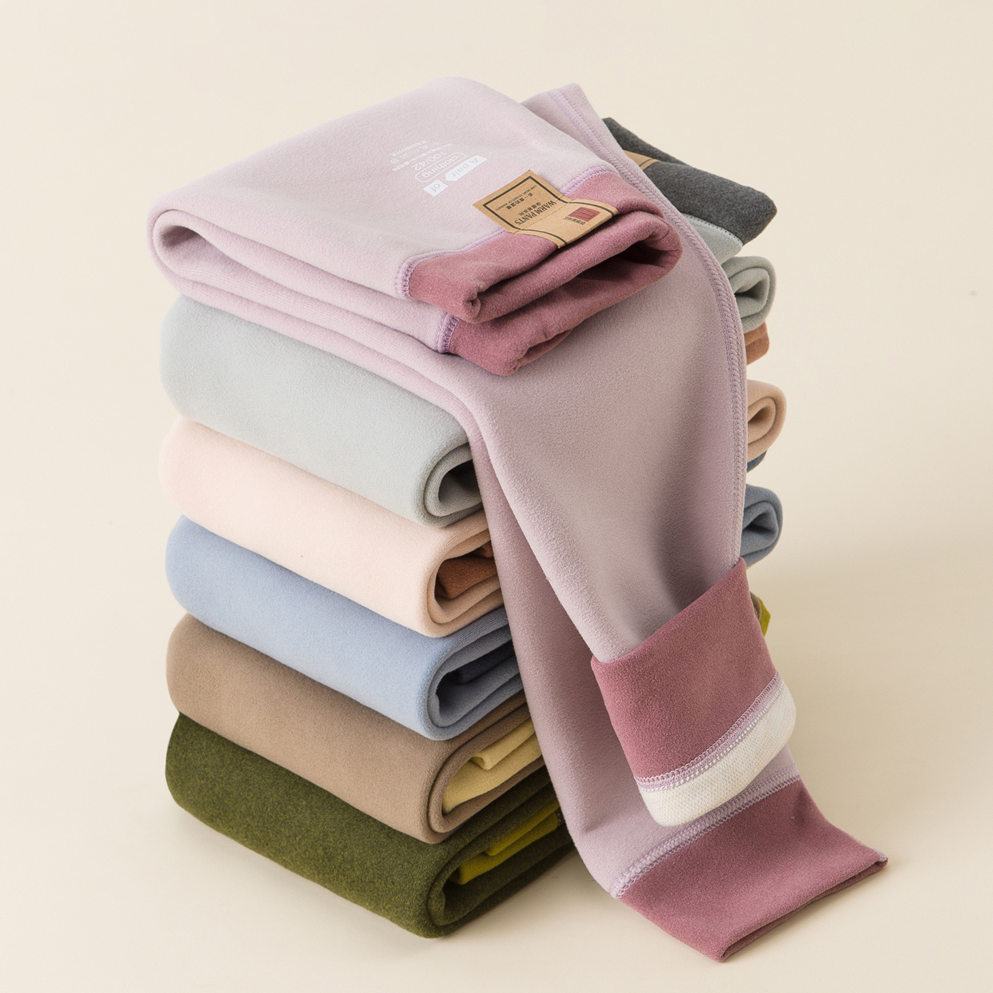 儿童打底裤冬加厚保暖羊毛蚕丝480g宝宝棉裤内搭男童女孩校服神器