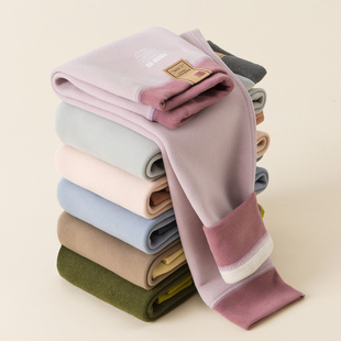 儿童打底裤 内搭男童女孩校服神器 冬加厚保暖羊毛蚕丝480g宝宝棉裤