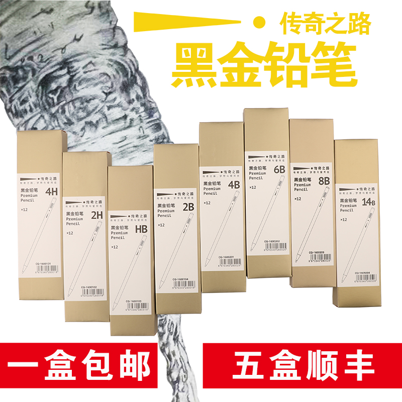 传奇之路素描炭铅笔黑金学生绘图