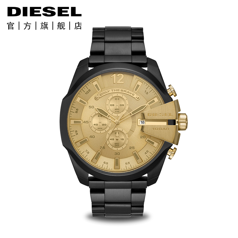 Diesel/µÏÈüÊÖ±í CHIEF¾ü¹ÙϵÁÐ ºÚ½ðÈýÑÛÄÐ±í µÞÔìÕßDZ4485 Çï