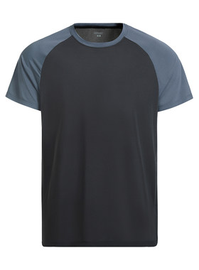 GYMANT肌肉蚂蚁春季新款运动健身衣高弹透气深灰色男圆领短袖T恤