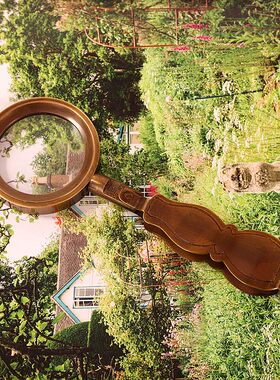 进口黄铜手工复古放大镜