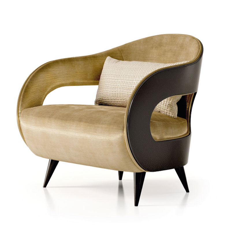 意式TURRI实木设计师单人椅