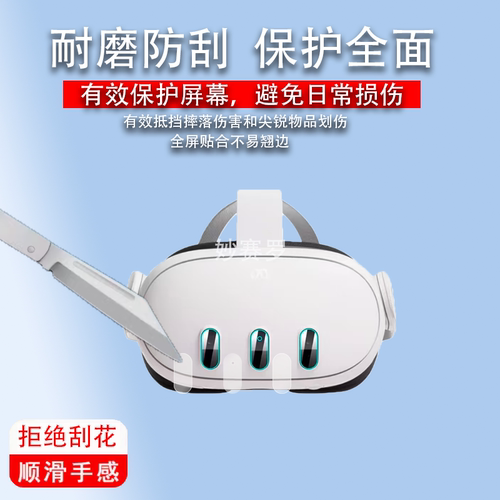 适用Meta Quest3镜头钢化膜VR眼镜一体机贴膜oculusquest3保护膜