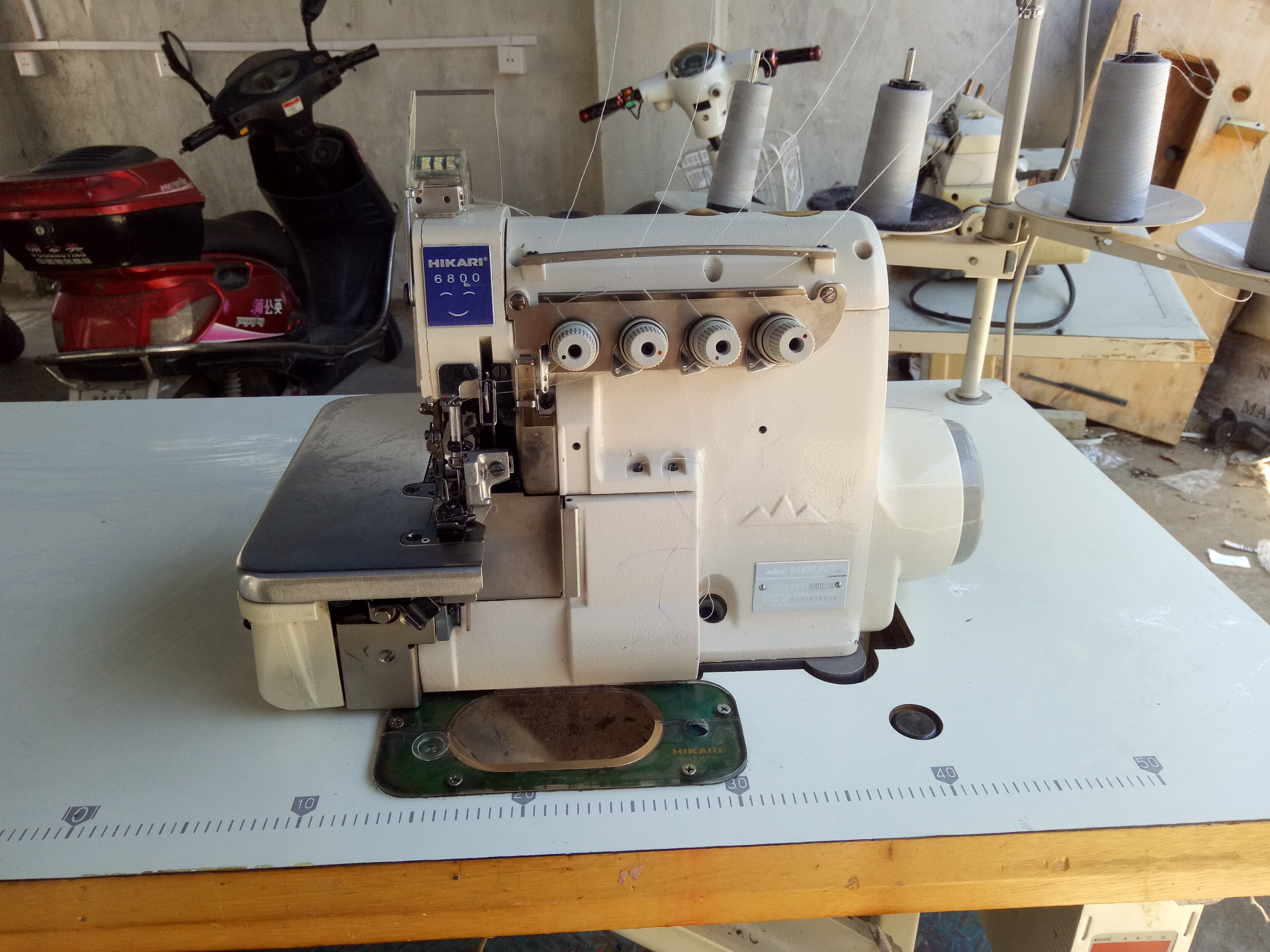 二手工业缝纫机富山电脑直驱拷边车包缝机89 成新家用缝纫机包邮