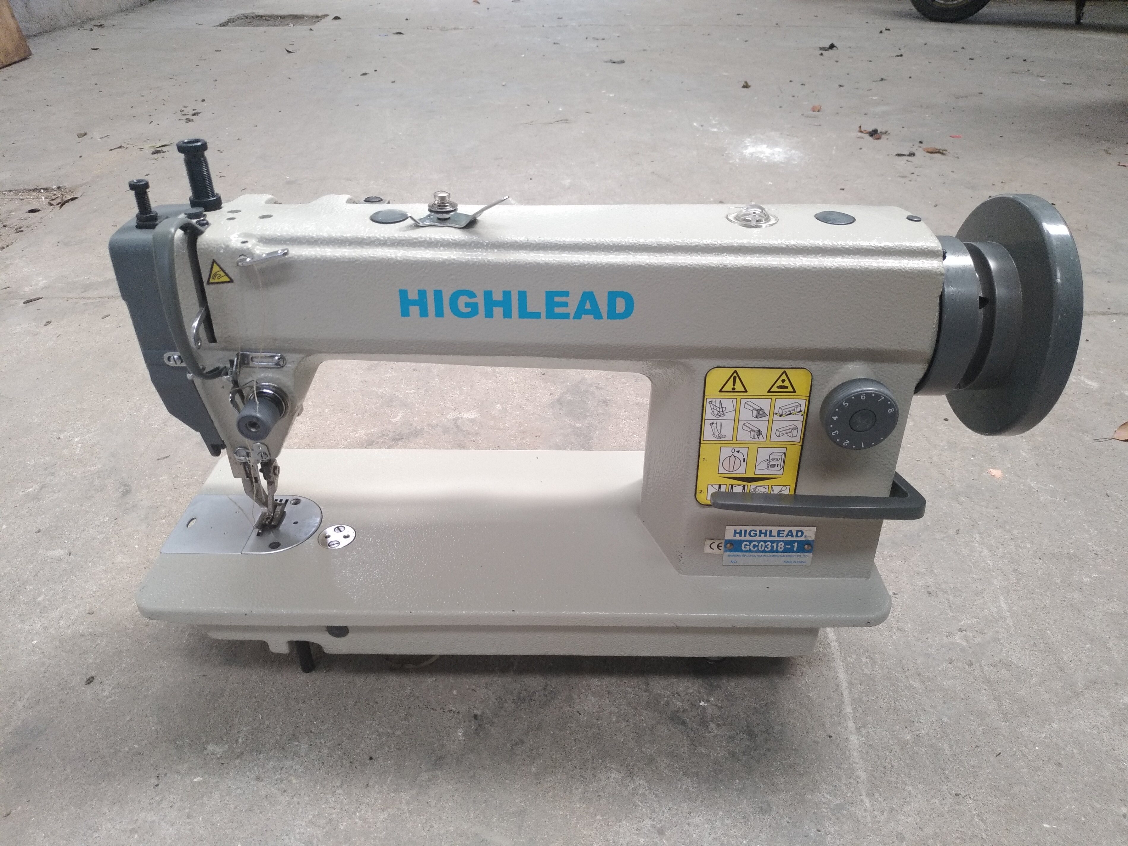 二手工业缝纫机海菱普通同步车9成新家用缝纫机整套包邮