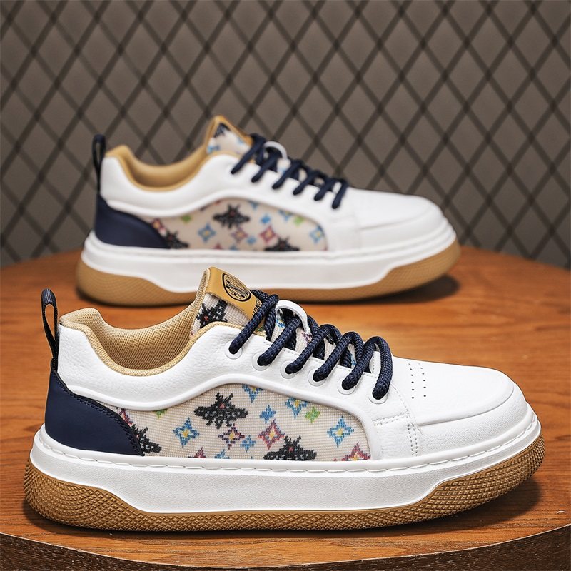 秋冬潮流板鞋男2025新款软底透气运动小白鞋男士时尚百搭休闲潮鞋,流行男鞋,休闲板鞋,淘宝优惠券,粉丝福利购,淘宝优惠卷