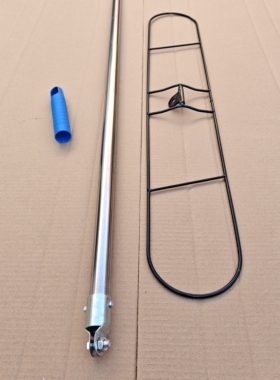 拖把配件尘推铁架配件平板拖把子铁框撑子40 60 80 90 100 110cm