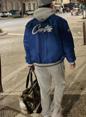 Corteiz飞行夹克棒球服外套欧美明星同款UKDRIPDRILL嘻哈说唱街头