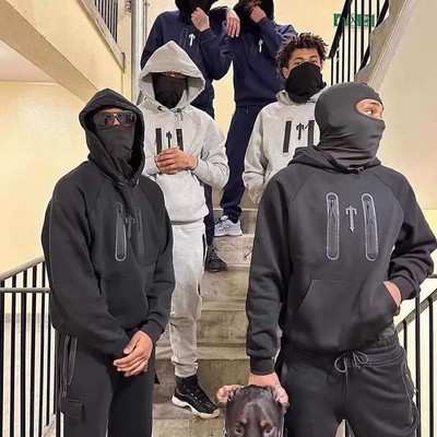 Trapstar薄绒卫衣套装欧美