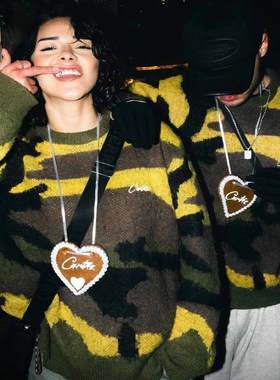 Corteiz迷彩长袖毛衣欧美明星同款UKDRIPDRILL休闲时尚街头嘻哈