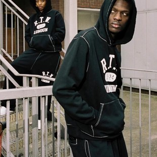 Corteiz卫衣套装薄绒连帽衫欧美明星同款UKDRIPDRILL嘻哈说唱宽松