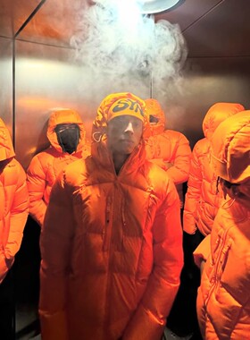 Synaworld羽绒服外套保暖欧美明星Cench同款UKDRIPDRILL嘻哈街头