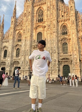 Corteiz夏季短裤运动休闲嘻哈休闲欧美明星同款UKDRIPDRILL街头
