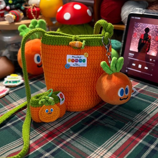 五月天卜卜包包手工钩织斜挎包可爱应援周边送朋友DIY材料包