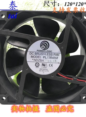 POWER LOGIC/源动力 PL13B48M 48V 0.17A 12038 12CM双珠散热风扇