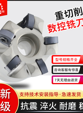 特固克通装TFMBL铣刀盘 重型快进给切削数控刀盘 装BLMP0904R刀片