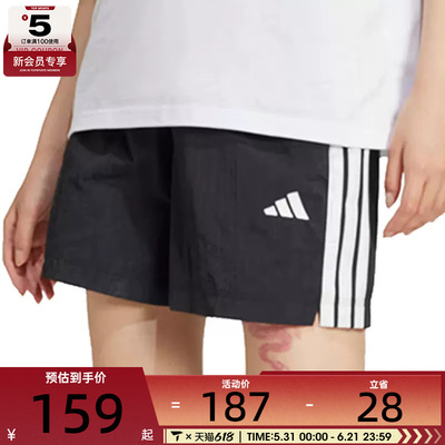 adidas阿迪达斯女子W 3S WV SHO运动休闲短裤JE1309