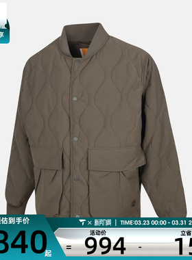 Timberland添柏岚男子AF Quilted运动休闲棉服外套A6N3Y-BK0