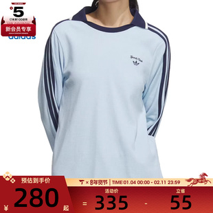 adidas阿迪达斯三叶草女子CC LS TEE W运动休闲长袖T恤JM8011