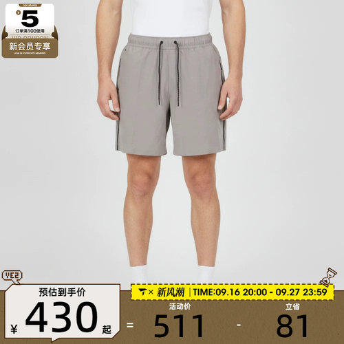 NIKE耐克男子速干透气宽松五分裤健身跑步运动休闲短裤IF1126-009