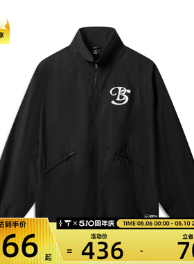 LI-NING李宁男子反伍BADFIVE宽松运动健身休闲夹克外套AFDW449-3