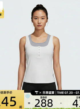 adidas阿迪达斯女子W KN TANK运动休闲无袖T恤LC8651