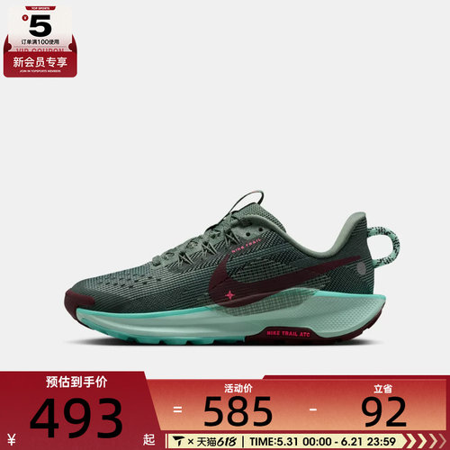 NIKE耐克大童PEGASUS TRAIL 5运动训练跑步鞋FV5638-301