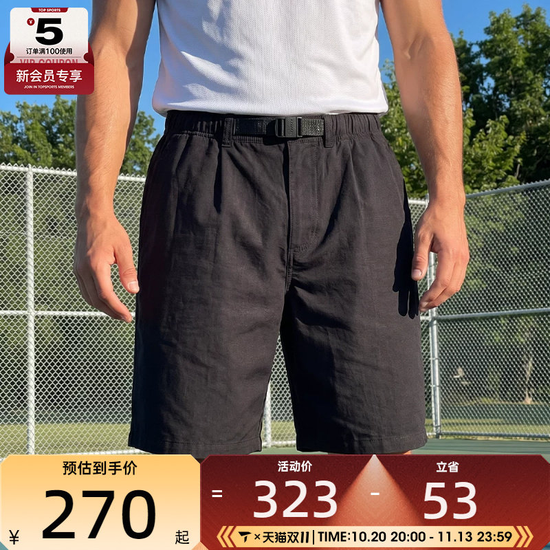 NIKE耐克男子黑色户外工装五分裤运动休闲短裤IF1097-010