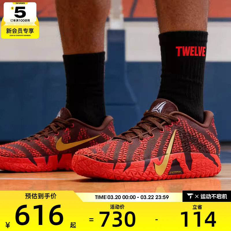 NIKE耐克男子莫兰特JA 3运动训练实战篮球鞋IB6509-200