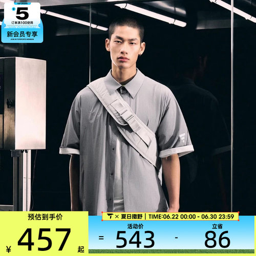 adidas阿迪达斯男子FUSTL M SHIRT S运动休闲短袖衬衫KC0099