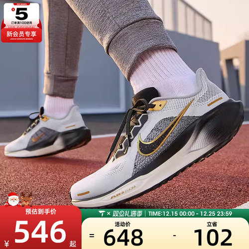 NIKE耐克男子AIR ZOOM PEGASUS 41 运动健身公路跑步鞋HQ2938-100