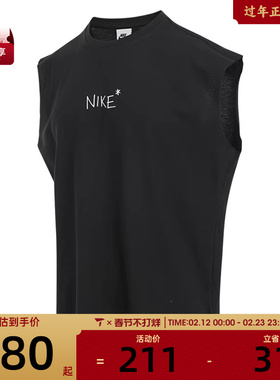 NIKE耐克男子AS M NSW GFX SLVL运动休闲无袖T恤IH9266-010
