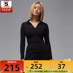 KNIT T恤FV7192 010 2长袖 NIKE耐克女子AS TOP