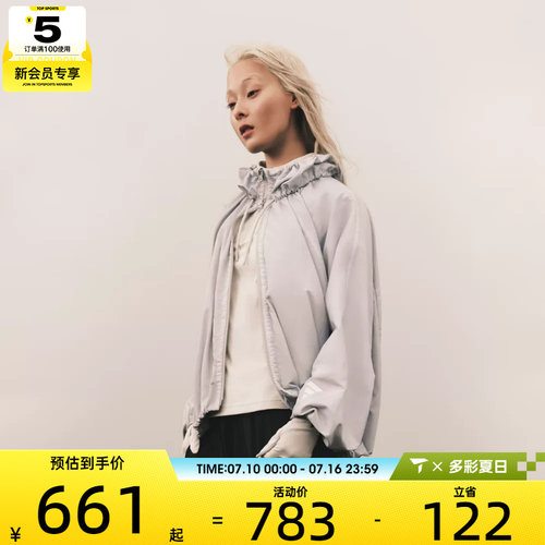 adidas阿迪达斯女子FOS W WV WASH J运动健身夹克外套KU5431