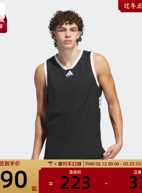 adidas阿迪达斯男子CRAZYLITE JER运动休闲无袖T恤JN0335