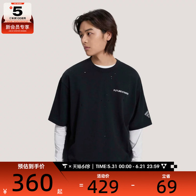 adidas阿迪达斯男子FOS M RH TEE SS运动休闲短袖T恤KS0007
