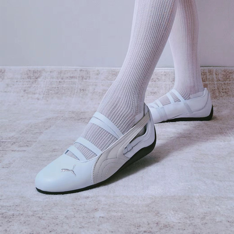 【尖货】PUMA彪马薄底运动风芭蕾鞋玛丽珍女休闲鞋40358702