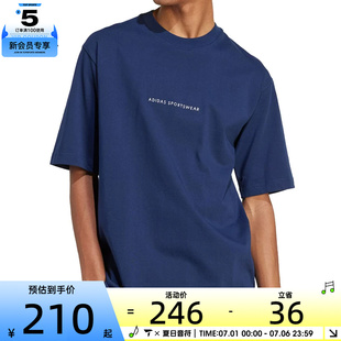 adidas阿迪达斯男子M C DOODLE CAMP运动休闲短袖T恤JJ3972