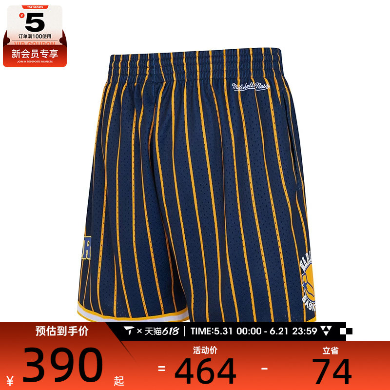 Mitchell&ness中性Mitchell&Ness NBA 城市收藏系勇士队运动球裤