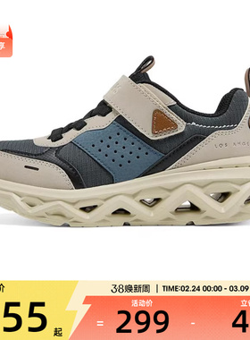 SKECHERS斯凯奇大童STREET运动休闲鞋406146L-NTBK