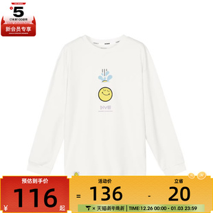 SKECHERS斯凯奇小童运动休闲长袖 0074 T恤L324K090