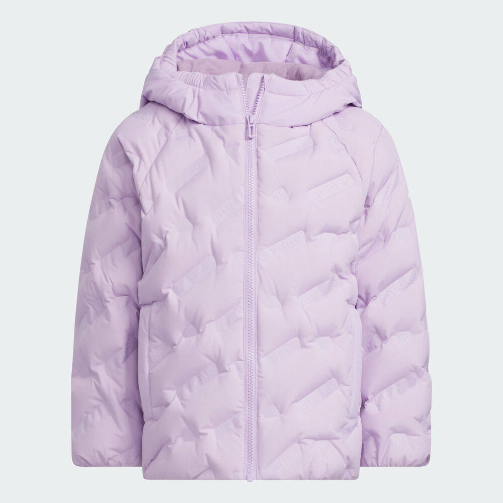 【TP】adidas阿迪达斯女小童运动训练保暖连帽羽绒服外套KB5123