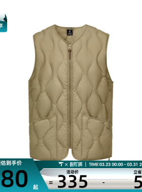 SKECHERS斯凯奇男女运动休闲羽绒马甲L425U007-03EN