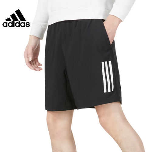 阿迪达斯男子梭织短裤adidas