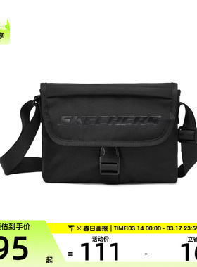 SKECHERS斯凯奇男女运动休闲单肩包L124U067-0018