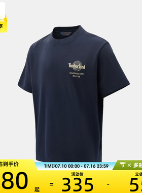 Timberland添柏岚男子AF Sunfaded运动休闲短袖T恤A5SRU-451
